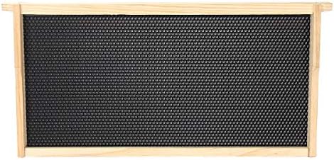 Yodensity Beehive Frame Beeswax Honeycomb Foundations Sheets Replacement Beekeeping Equipment for Beekeepers