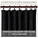 StangH Black Velvet Curtains 96 inches Long Blackout Curtains Thermal Insulated Patio Door Drapes, Noise Buffer Privacy Assured Panels for Living Room/Bedroom, W52 x L96, 2 Panels