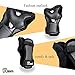 JBM BMX Bike Knee Pads and Elbow Pads with Wrist Guards Protective Gear Set for Biking, Riding, Cycling and Multi Sports Safety Protection: Scooter, Skateboard, Bicycle, Inline skatings
