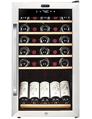 Whynter FWC-341TS 34 Bottle Freestanding Wine Refrigerator with Display Shelf and Digital Control, Stainless Steel, One Size
