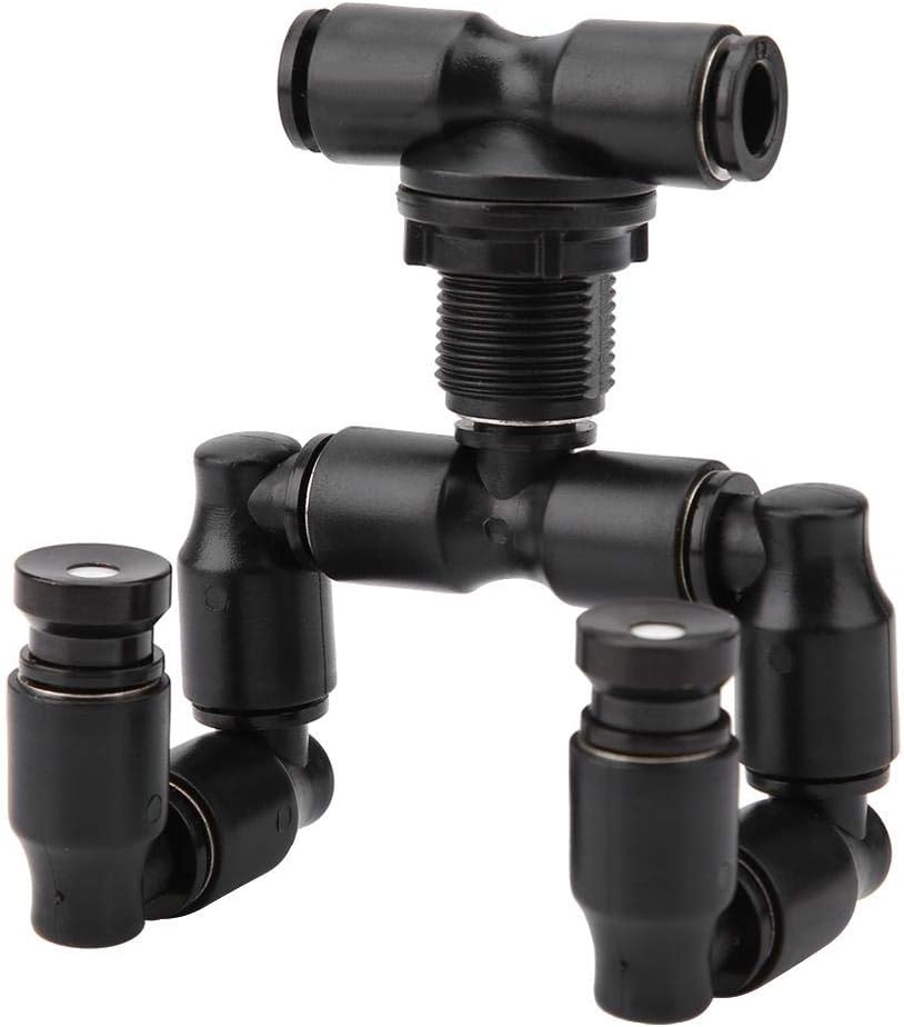 Pssopp Reptile Misting Nozzles 360 Adjustable Fogger Mist System for Humidification and Cooling Connects 1/4'' Tub for Reptiles Amphibians Plants Flowers - Image 5