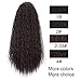 Stamped Glorious 22 Inch Long Curly drawstring ponytail Clip in Ponytail Extension Synthetic Corn Wavy Ponytail Hair Pieces for Women(4#)