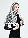 Leimandy Orthodox Veil Embroidered Head Covering Catholic Chapel Mantilla veil V48 (light color)