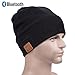 Zibaar Bluetooth Beanie Bluetooth Hat Bluetooth Beanie Hat Headphone Benaie Combined with Bluetooth V4.1 Headphone and Mic, Hands Free Talking, Unisex Black