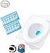 fashionclubs  Pocket Size Travel Disposable Plastic Toilet Seat Covers,Potty Seat Cover,Individually Wrapped, Waterproof and Non Slip,Travel Pack 50PCS,40x48 centimeters
