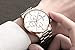 KASHIDUN Men's Casual Quartz Analog Watches Waterproof Luminous Chronograph Steel Watches-White.TL-JBG