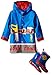 Wippette Boys' Work Zone Rain Jacket and Boot Set