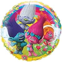 Single Source Party Supplies 17" Trolls Mylar Foil Balloon - Pack of 5