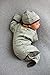 L'ovedbaby Unisex Baby Organic Snap Footie (Pumpkin Hedgehogs, 0-3m)