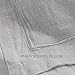 Simple&Opulence 100% Washed Linen Duvet Cover with Embroidered,3 Pieces Soft Farmhouse Comforter Set with Button Closure,1 Duvet Cover and 2 Pillowshams(Queen,Light Grey)