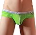 Meykiss Mens Ice Silk Breathable Triangle Underpants Brief Panties US M Green