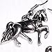 Galloping Horse Dangle Silver Earring Cute Jewelry Accessory for Women Teen Little Girl Crazy Lover Gift