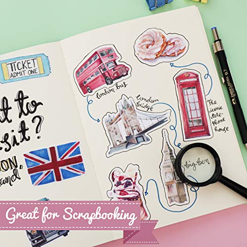 Navy Peony Country Travel Stickers - Image 7