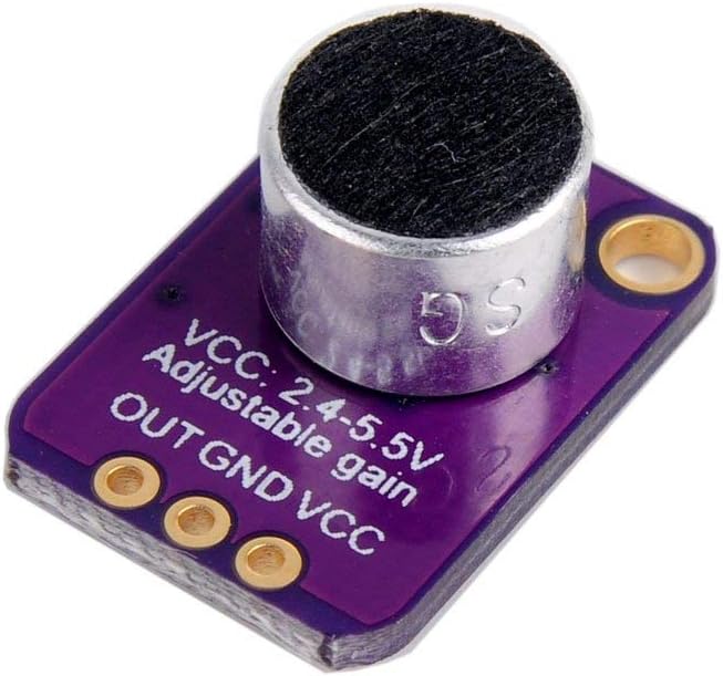 ARCELI 2pcs Electret Microphone Amplifier, GY-MAX4466 Breakout Sensor with Adjustable Gain Control - Image 5