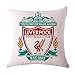 ZQfans Liverpool FC Home Soccer Club Throw Pillow Case Inserts & Linen Covers (Liverpool, 18