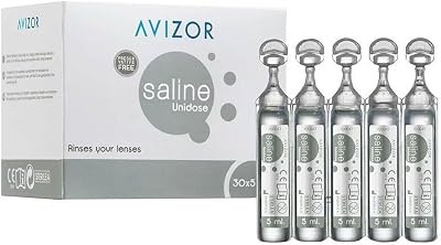 Avizor Saline Solution for All Lenses 30 Blisters Preservative Free