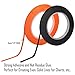 selizo 10 Rolls 1/8” Whiteboard Pinstripe Tape Thin White Board Dry Erase Line Gridding Tape