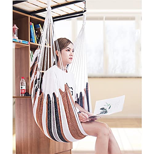 CYYAN Hängesessel Hängestuhl, Hängesessel zum Aufhängen Indoor und Outdoor Hängesessel Hängestuhl für Erwachsene… – Bild 4