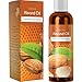 100% Pure Sweet Almond Oil for Skin Nails and Hair Growth Aromatherapy Carrier Oil Moisturizing Anti-Aging Treatment Massage Oil for Stretchmarks Scars Dark Circles Wrinkles Beauty Oil for Smooth Skin