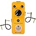 Mooer MCS2 Yellow Compression Effects Pedal With 2 Getaria Pedal Cables