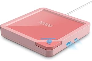 ACKO USB Coffee Mug Warmer:Smart Electric Coffee Cup Warmer for Desk with Auto Shut Off-Coffee Accessories for Home Office Desk (U1 Pink)