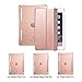 ESR iPad Pro 9.7 Case, [Corner Protection] Soft TPU Bumper Edge Slim Fit Leather Smart Case Cover with Auto Sleep/Wake Compatible for Apple iPad Pro 9.7 inch (2016 Edition)_Rose Gold