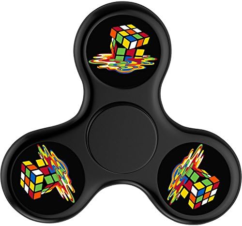 Fakalove Cube Melring Cube Hisper Hand Toys Triangle Fingertips Peg-top Toys Toy Game Whipping Top Scopperil Finger Tip For Adults and children Spinner Fidget