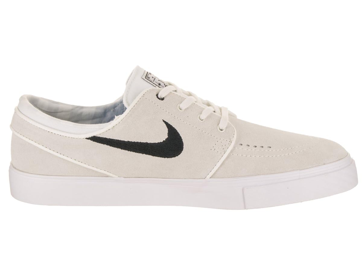 nike sb janoski summit white & black suede skate shoes