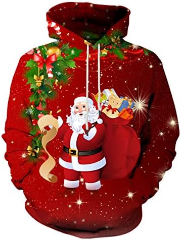 Unisex Colorful Graphic Hoodies 3D Print Cool Sweatshirt Cool Design with Pocket for Men and Women