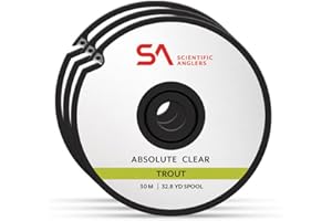 Scientific Anglers Absolute Trout Tippet 3 Pack, 4X,5X,6X