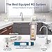 Express Water Alkaline Reverse Osmosis Filtration System – 10 Stage RO Mineralizing Water Filter – Mineral, Antioxidant, pH + – Under Sink Purifier with Remineralization – 100 GPD