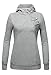 DJT Women's High Collar Long Sleeve Hooded Sweatshirt