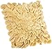 Brentwood Starburt Petals 16-Inch Pillow, Gold