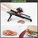 Mandoline Vegetable Slicer - Professional Grade V-Blade with 5 Slicing Blade Options, Blade Caddy + FREE Ebook!