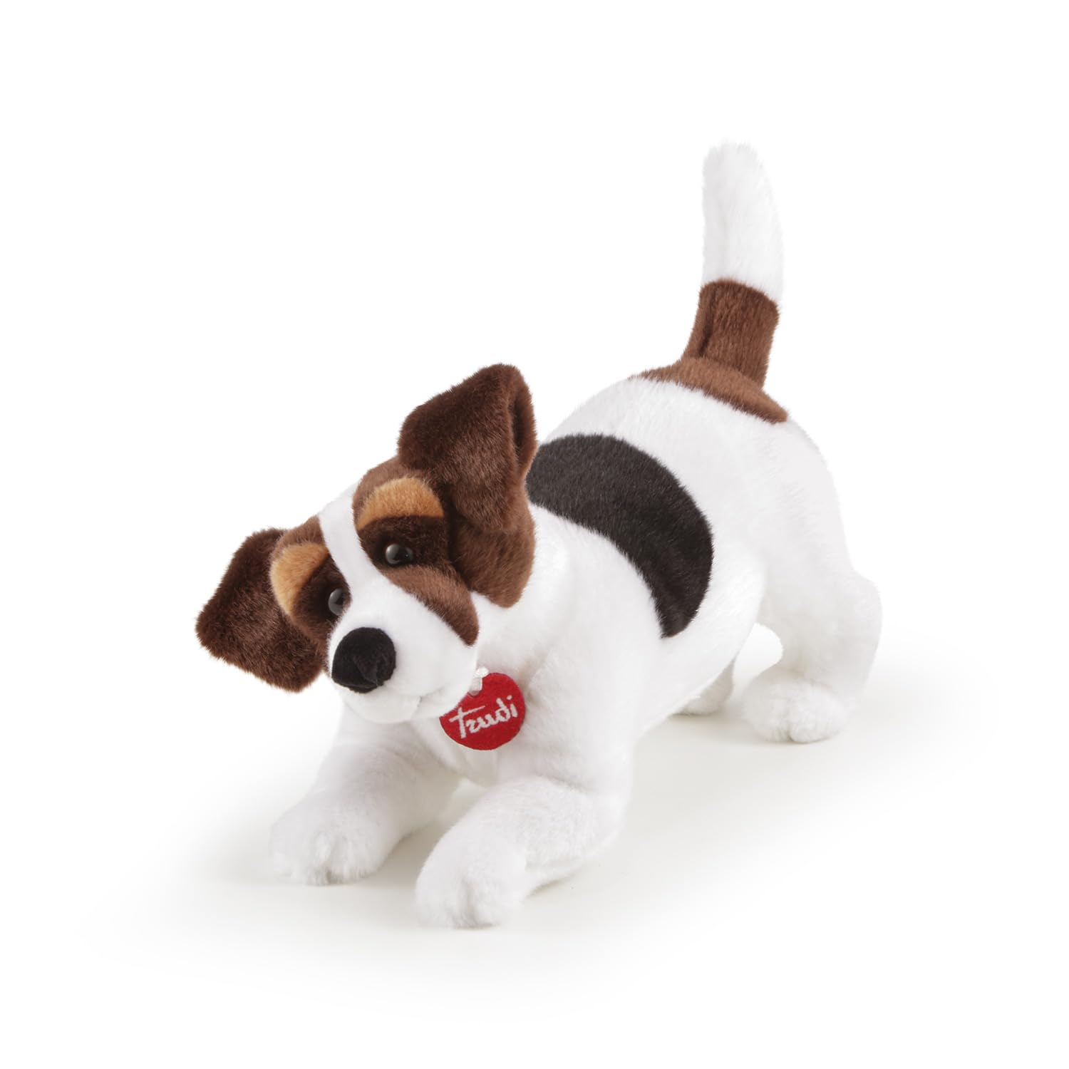 Trudi TUD22926 Jack Russel Dog Medium, white/brown