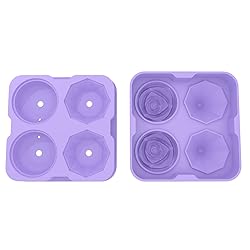 Ice Cube Tray, HANCELANT 2.5inch Ice Cube Molds, 2