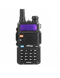 hesenate ht-uv5r Radio de dos vías de doble banda VHF: 136 174/UHF: 400 520 MHz Amateur Radio 5 W Profesional FM Transceptor
