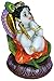 Baby Krishna on Leaf Statue 3.25