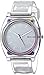 Nixon Men's 'Time Teller P Translucent' Quartz Plastic Casual Watch, Color:Clear (Model: A119-1779)