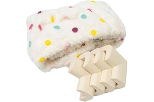 Grimes Guard Punch Needle Frame Cover Stitching Hand Embroidery Soft Flannel Rug Hooking Frame Gripper Strip Frame Cover, Whi