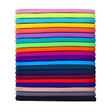 eBoot 80 Pieces 3 mm Hair Elastics Hair Ties Hair Bands Bulk Ponytail Holders (Multicolored)