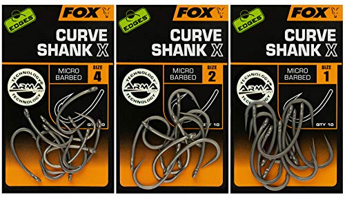 Fox Edges Curve Shank X - 10 Karpfenhaken – Bild 3