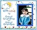 Great Grandma and Great Grandpa Picture Frame | Great Grandparents Photo Frame | Classic Crayola Design | Great Grandchild Frame | Holds a 3.5 x 5 Photo