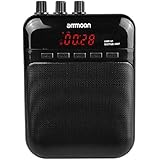 Aroma AG-03M 5W Portable Multifunction Guitar Amp Recorder Speaker Compact with TF Card Slot
