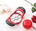 Magikuchen Multifunction Stainless Steel Apple Corer/De-Corer/Slicer/Cutter/Wedger/Chopper/Divider/Peeler with Ergonomic strong Non-Slip Grip Handles for easy coring & cutting satisfaction!
