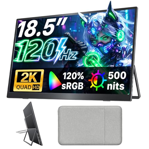 Upperizon Portable Monitor 2K QHD 120% Srgb