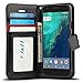 J&D Case Compatible for Google Pixel Case, Wallet Stand Slim Fit Shock Resistant Flip Cover Wallet Case for Google Pixel Wallet, Not for Pixel XL/Pixel 2/Pixel 2 XL/Pixel 3/Pixel 3 XL Black