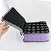 Hytek Gear Essential Oil Carrying Case Holds 30 Bottles (5ml-15ml), Purple