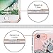 MOSNOVO Mint Henna Elephant Designed for iPhone SE 2020 Case/Designed for iPhone 8 Case/Designed for iPhone 7 Case - Clear