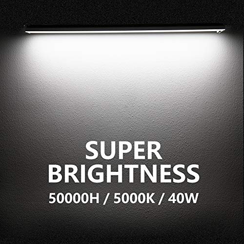 6 Pack Linkable LED Shop Lights for Garage BBOUNDER 4FT 40W 5000K LED Work Shop Light LED Utility Shop Light (300W Equivalent) - Thumbnail 4